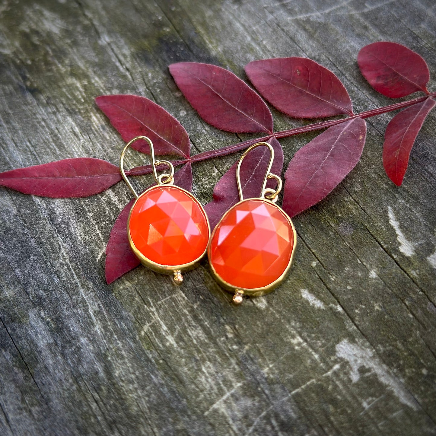 Carnelian earrings